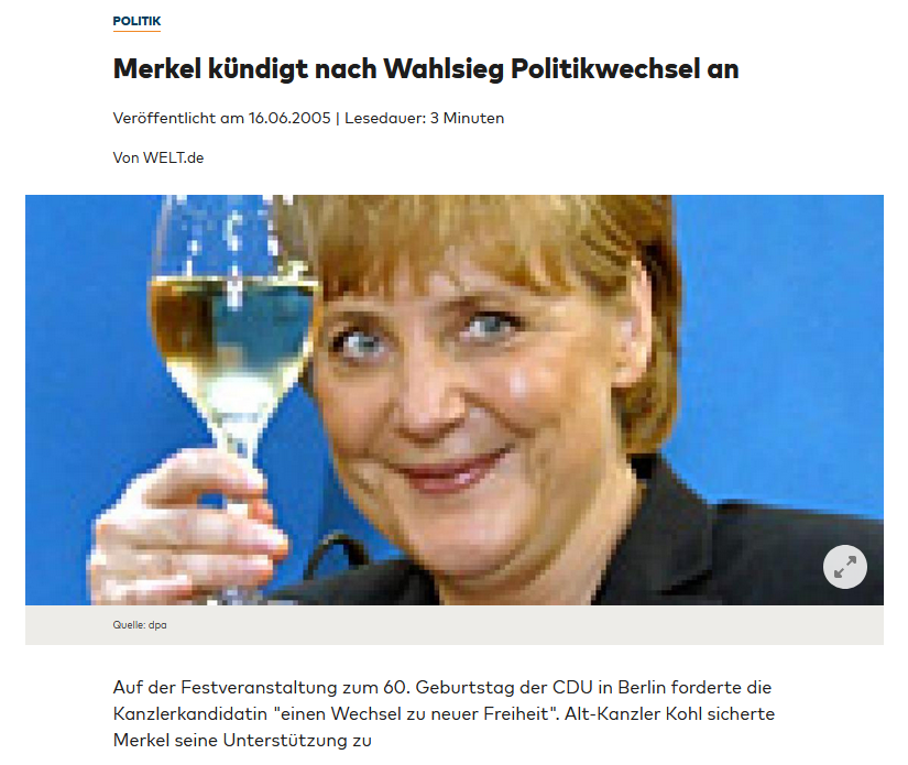 Merkels wunsch nach Sozialismus